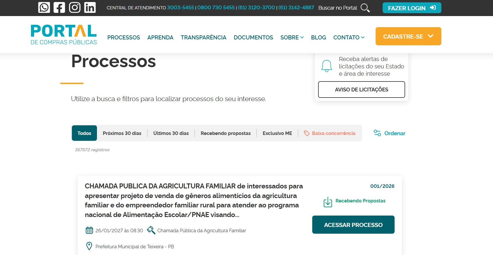 Como Baixar o Edital de Licitação no Portal de Compras Públicas?